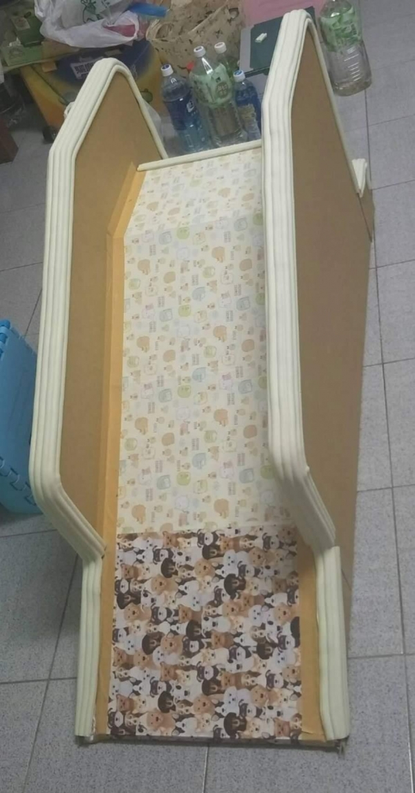 手做「奶粉罐溜滑梯」免钱又安全,快叫老公做一个!(附教学)